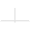 Ekena Millwork Eugene Architectural Grade PVC Gable Bracket, 108"W x 49 1/2"H x 2"D x 4"F, 11/12 Pitch GBP108X50X0204EUG00 - alternate 3